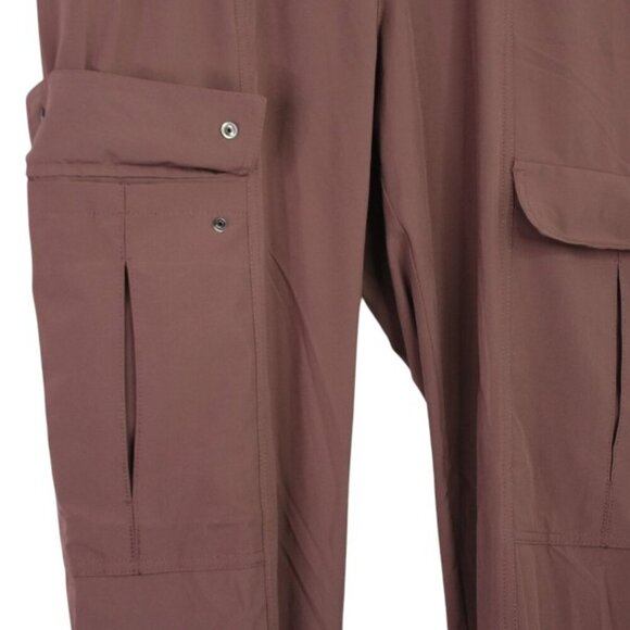 Athleta Size 10 Tall Brown Chelsea Utility Jogger Activewear Pant - Picture 5 of 10